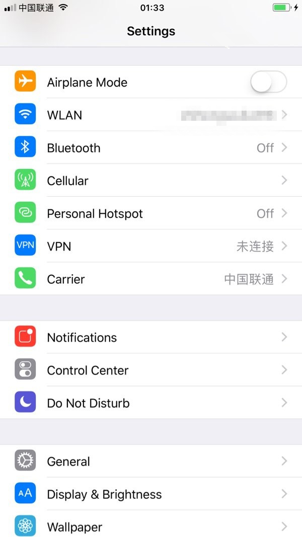 升级苹果iOS11 Beta3“设置”全变英文怎么办-第1张图片-9158手机教程网 升级苹果iOS11 Beta3“设置”全变英文怎么办-第1张图片-9158手机教程网